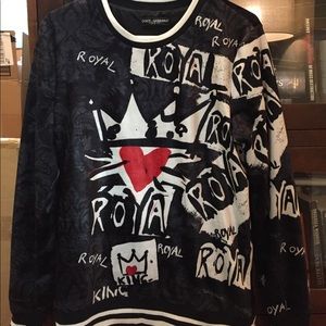 Authentic Dolce & Gabbana Royal Crewneck Pullover
